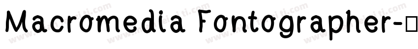 Macromedia Fontographer字体转换